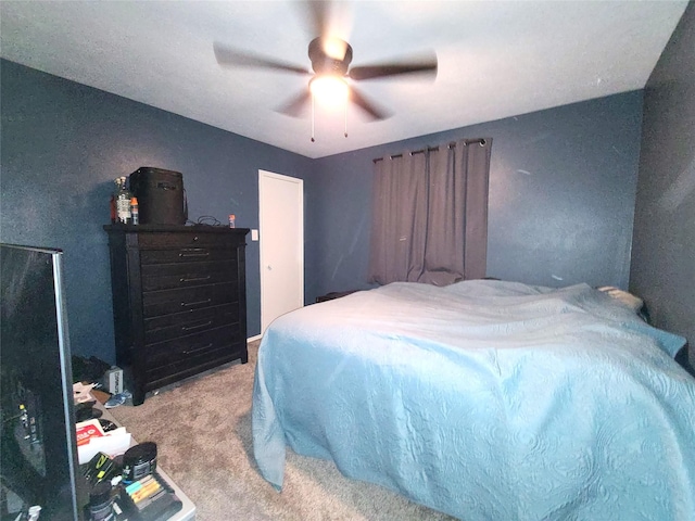 405 Wakefield Rd, Conroe, TX 77316 - bedroom with carpet flooring and a ceiling fan
