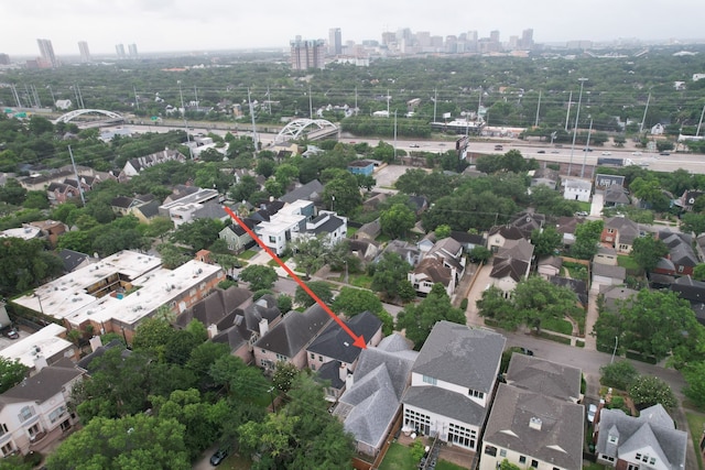 1938 Norfolk St, Houston, TX 77098 - drone / aerial view