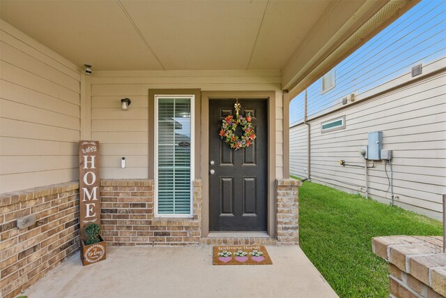 12911 Italian Cypress Trl, Houston, TX 77044 - property entrance with a surveillance system