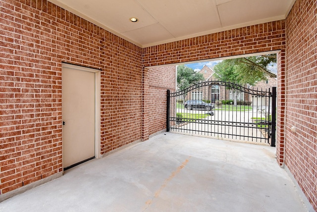 1611 Whitfield St, Sugar Land, TX 77479 - view of patio with a gate