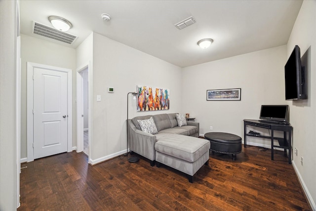 8918 Aventino Way, Houston, TX 77080 - living room with dark wood finished floors and baseboards