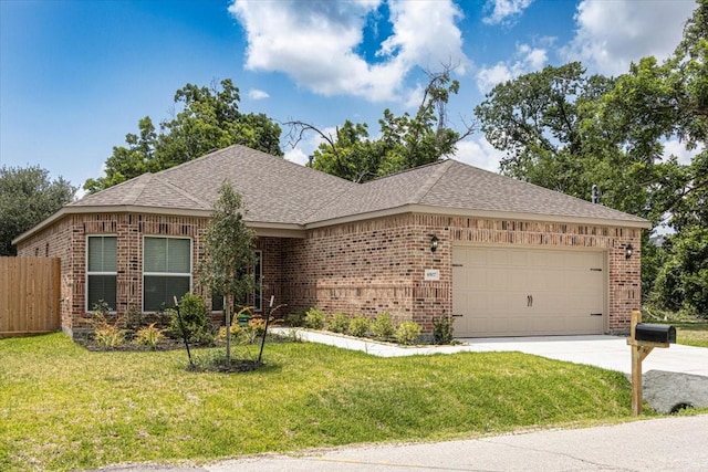 6507 Radcliffe St, Houston, TX 77091 - single story home featuring brick siding, an attached garage, a shingled roof, and concrete driveway