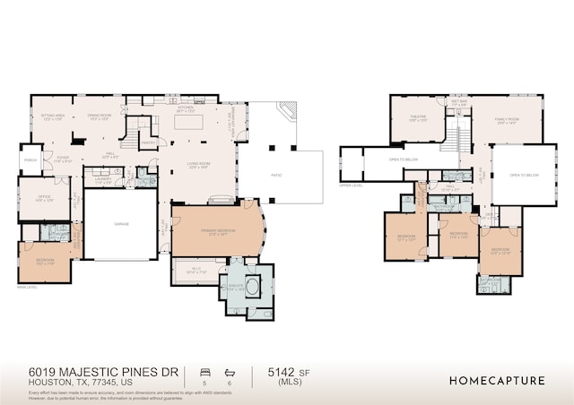 6019 Majestic Pines Dr, Houston, TX 77345 - floor plan / room layout