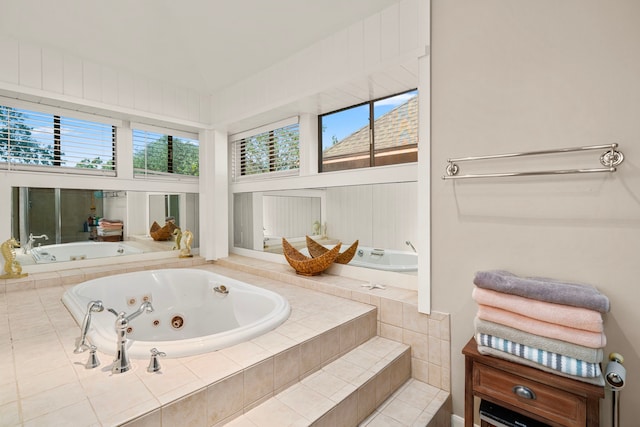 3002 Ashford Oak Dr, Houston, TX 77082 - full bath with a whirlpool tub and plenty of natural light