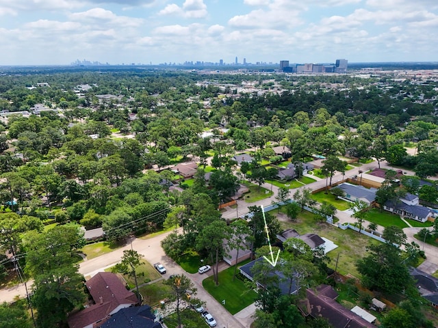 10207 Chatterton Dr, Houston, TX 77043 - view of property location with city skyline