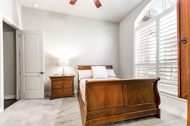 27511 Becketts Knoll Ct, Katy, TX 77494 - carpeted bedroom with baseboards and a ceiling fan