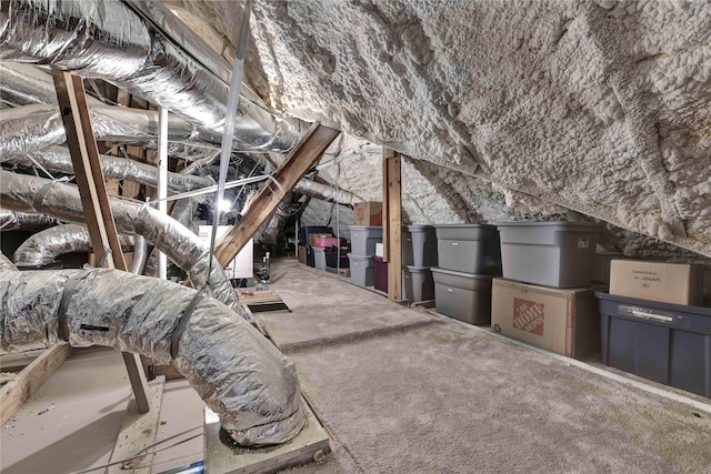 11930 Mccallister Run Dr, Humble, TX 77346 - view of unfinished attic