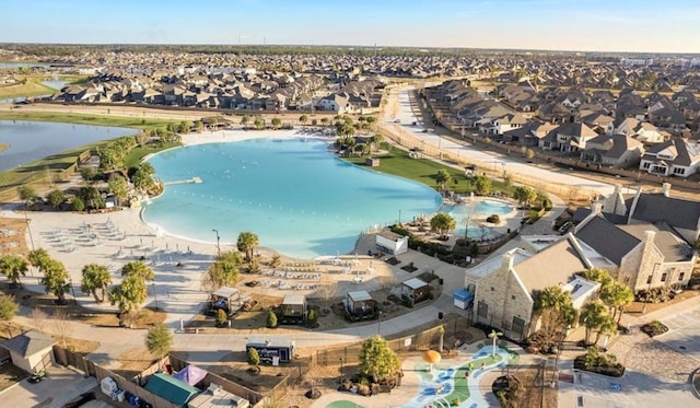 11930 Mccallister Run Dr, Humble, TX 77346 - aerial overview of property's location with a large body of water and nearby suburban area