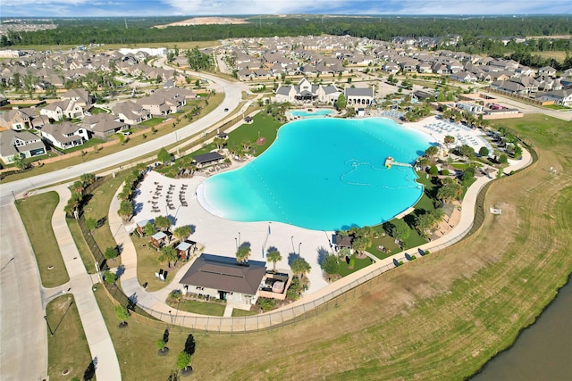 11930 Mccallister Run Dr, Humble, TX 77346 - aerial overview of property's location featuring nearby suburban area and a pool area