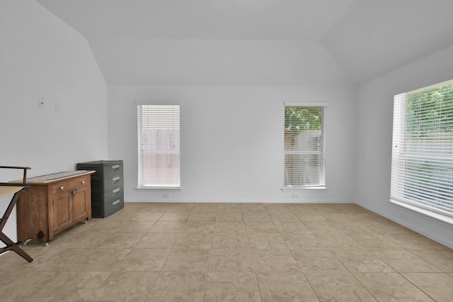 16923 Fondness Park Dr, Spring, TX 77379 - unfurnished office featuring lofted ceiling and healthy amount of natural light