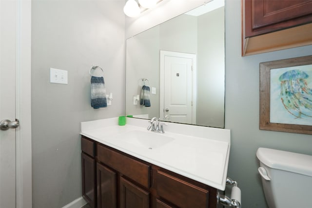 16826 Paynes Creek Dr, Cypress, TX 77433 - half bath with vanity and toilet