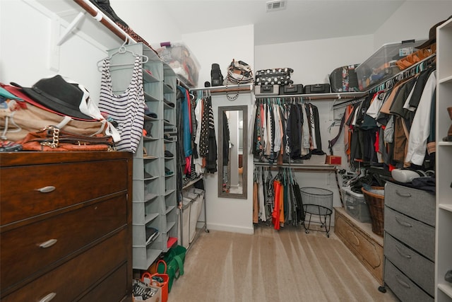 16826 Paynes Creek Dr, Cypress, TX 77433 - walk in closet featuring carpet flooring