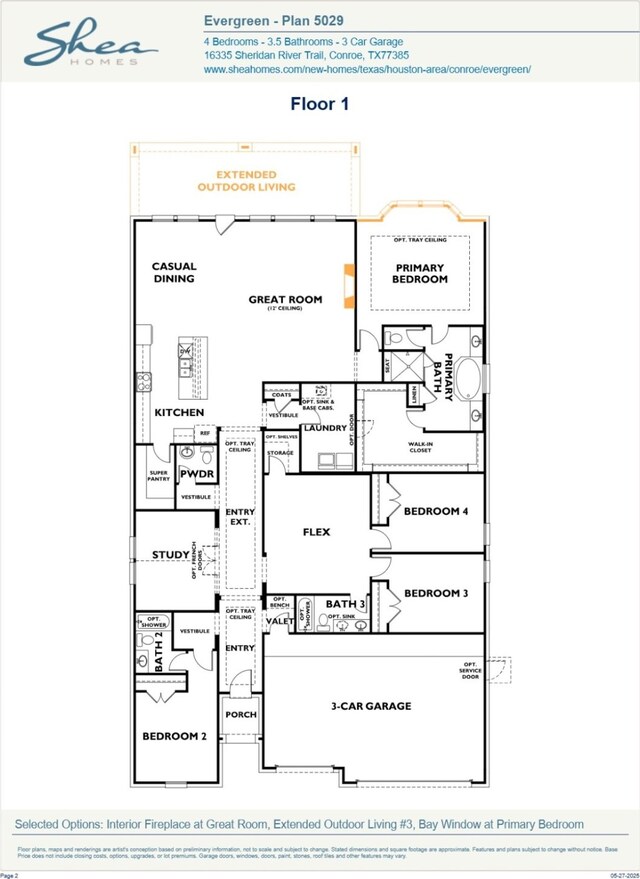 16155 Rustling Woods Rd, Conroe, TX 77302 - property floor plan