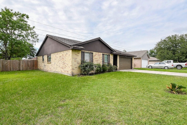 4623 Tealgate Dr, Spring, TX 77373 - single story home featuring driveway, brick siding, an attached garage, and a shingled roof