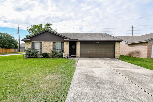 4623 Tealgate Dr, Spring, TX 77373 - single story home with brick siding, an attached garage, concrete driveway, and roof with shingles