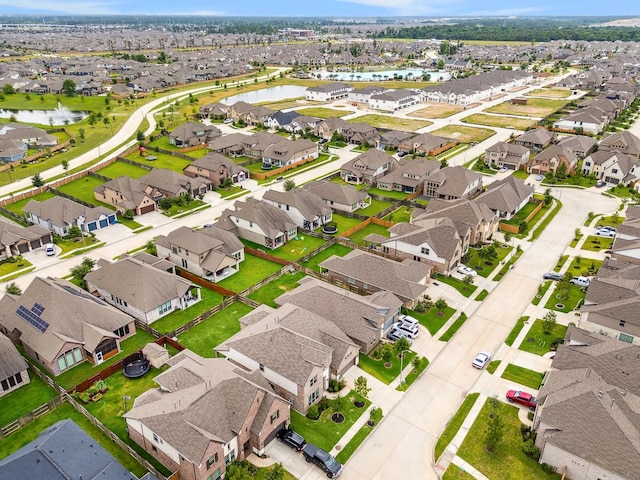 12434 Tullich Run Dr, Humble, TX 77346 - aerial perspective of suburban area with a large body of water