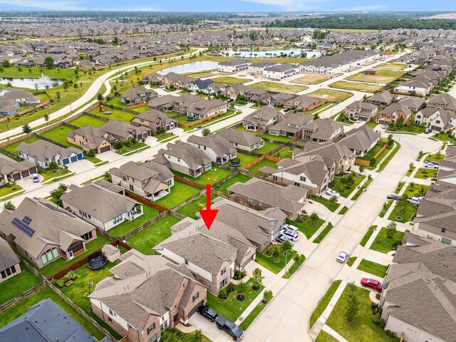 12434 Tullich Run Dr, Humble, TX 77346 - aerial view of residential area featuring a large body of water