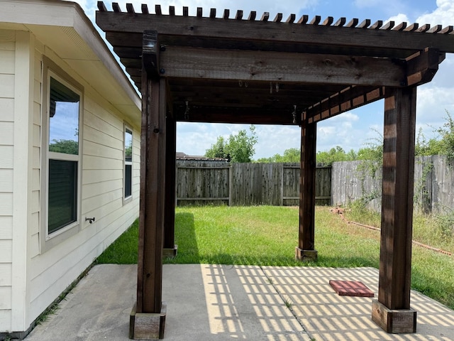 3643 Goldleaf Trail Dr, Katy, TX 77449 - view of patio / terrace featuring a pergola