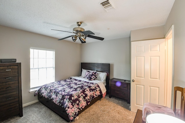19727 Teller Blvd, Spring, TX 77388 - bedroom featuring light colored carpet, baseboards, and ceiling fan