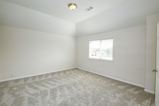 15027 Silhouette Ridge Dr, Humble, TX 77396 - carpeted spare room with baseboards and lofted ceiling