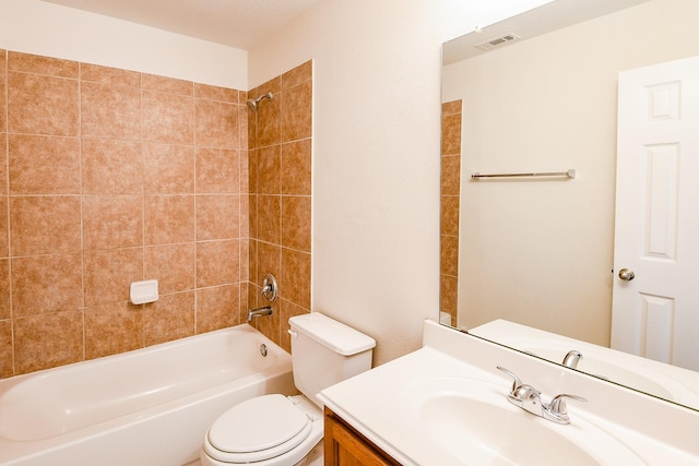 15027 Silhouette Ridge Dr, Humble, TX 77396 - bathroom featuring vanity and shower / bath combination