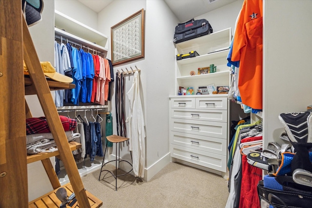 21319 Rosehill Church Rd, Tomball, TX 77377 - spacious closet featuring light carpet