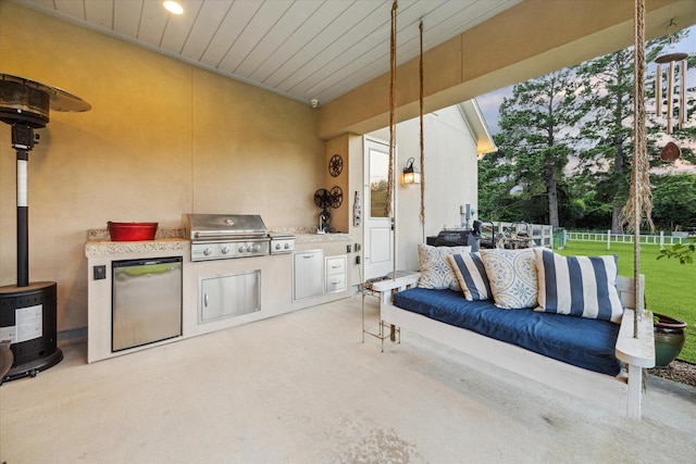 21319 Rosehill Church Rd, Tomball, TX 77377 - view of patio featuring an outdoor hangout area