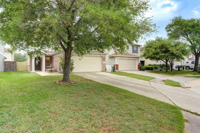 2910 Yearling Colt Ct, Houston, TX 77038 - obstructed view of property with concrete driveway and brick siding