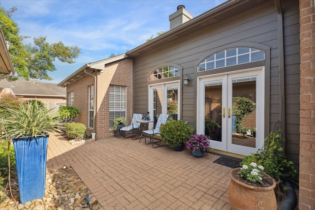 1902 Carriage Brook Way, Houston, TX 77062 - view of patio with french doors