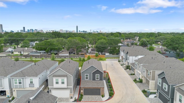 3125 Skyrock Dr, Houston, TX 77063 - aerial perspective of suburban area