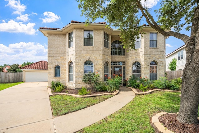 26 Oakmont Ct, Jersey Village, TX 77064 - view of front of property with stone siding