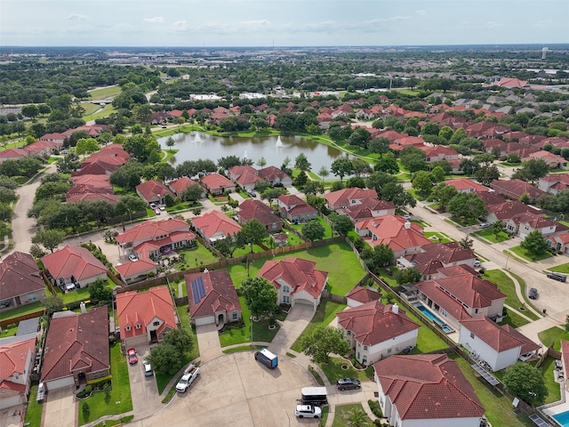 26 Oakmont Ct, Jersey Village, TX 77064 - aerial perspective of suburban area with a large body of water
