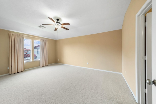 26 Oakmont Ct, Jersey Village, TX 77064 - unfurnished room with ceiling fan, light carpet, and baseboards