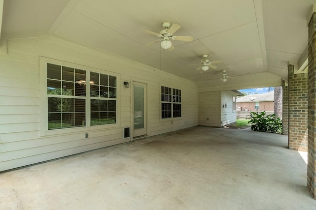 27017 Del Rio Trl W, Magnolia, TX 77355 - view of patio featuring ceiling fan