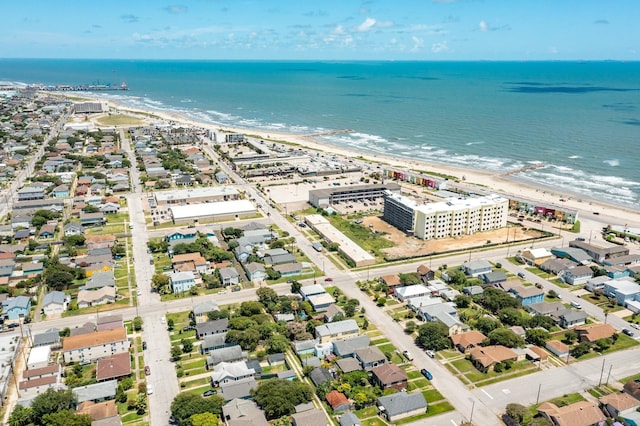 1809 31st St, Galveston, TX 77550 - aerial view of expansive beach