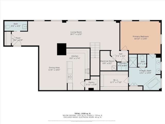 914 Main St Unit 1104, Houston, TX 77002 - room layout