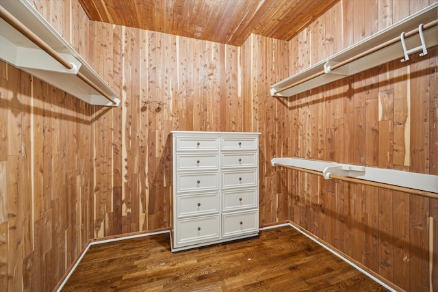 4 River Hollow Ln, Houston, TX 77027 - spacious closet with dark wood-style flooring