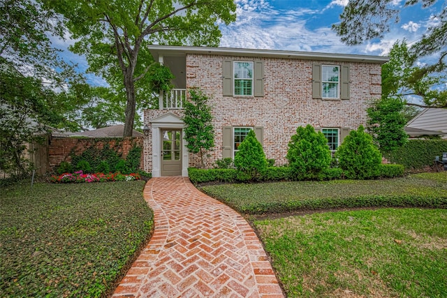14827 River Forest Dr, Houston, TX 77079 - view of front facade featuring brick siding