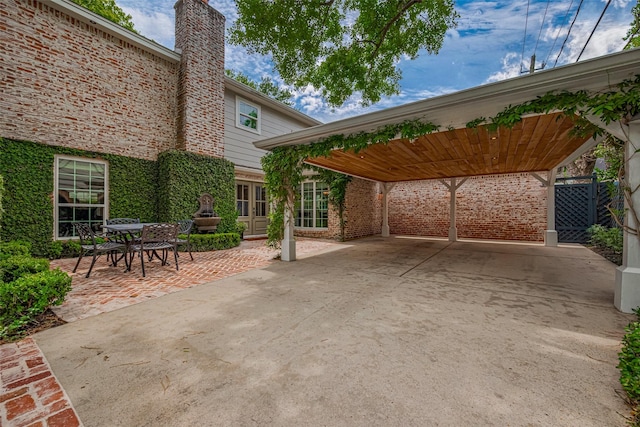 14827 River Forest Dr, Houston, TX 77079 - view of patio