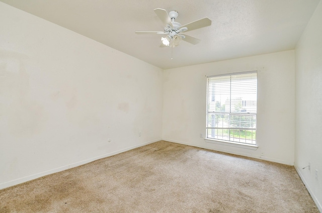 9350 Country Creek Dr Unit 5, Houston, TX 77036 - spare room with carpet flooring, ceiling fan, and baseboards