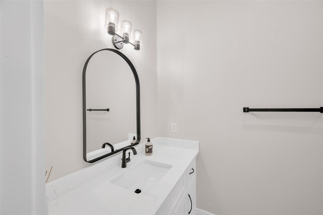 407 Sikes St, Houston, TX 77018 - bathroom with vanity and baseboards