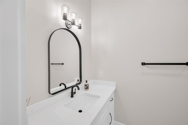407 Sikes St, Houston, TX 77018 - bathroom with vanity and baseboards
