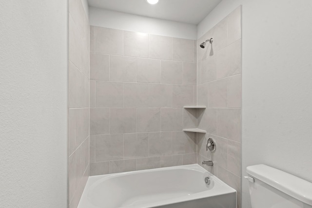 32923 Turning Springs Dr, Fulshear, TX 77423 - bathroom with toilet and bathtub / shower combination
