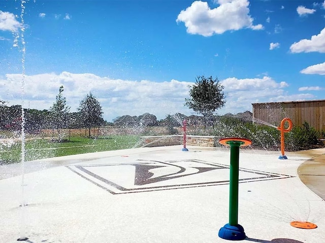 32923 Turning Springs Dr, Fulshear, TX 77423 - view of basketball court with community basketball court
