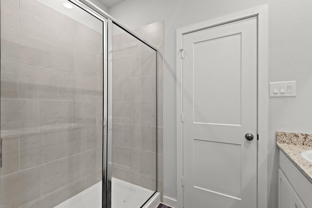32923 Turning Springs Dr, Fulshear, TX 77423 - full bathroom with a stall shower and vanity