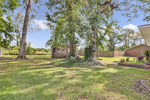 23718 E Webb Rd, Porter, TX 77365 - view of yard featuring a deck