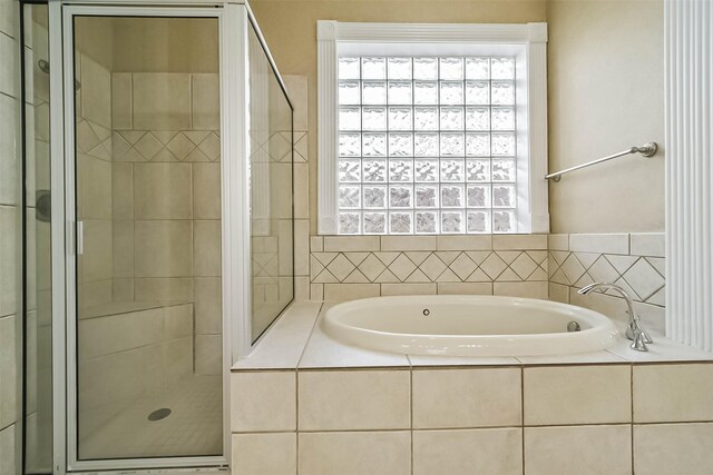 13331 Brentonwood Ln, Houston, TX 77077 - full bath featuring a shower stall and a bath