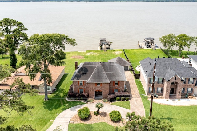 3623 Shore Shadows Dr, Crosby, TX 77532 - view of subject property with a nearby body of water
