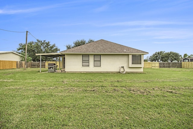 19198 County Road 669e, Alvin, TX 77511 - rear view of house featuring roof with shingles