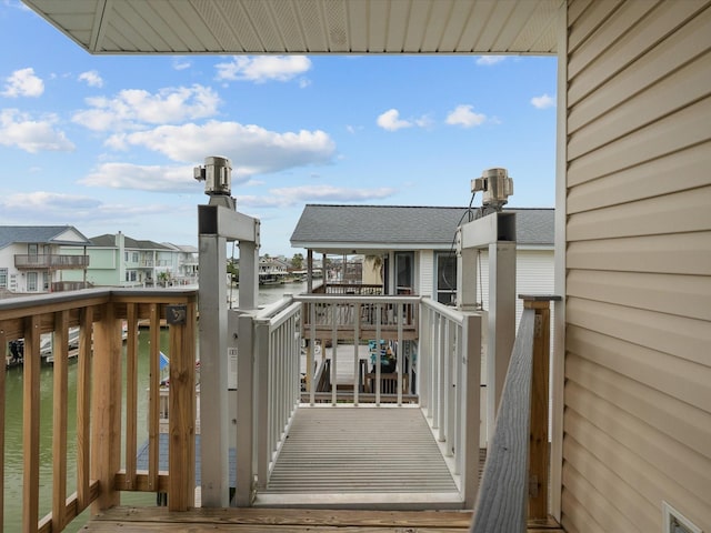 502 Westerly Dr, Tiki Island, TX 77554 - balcony with a water view and a residential view